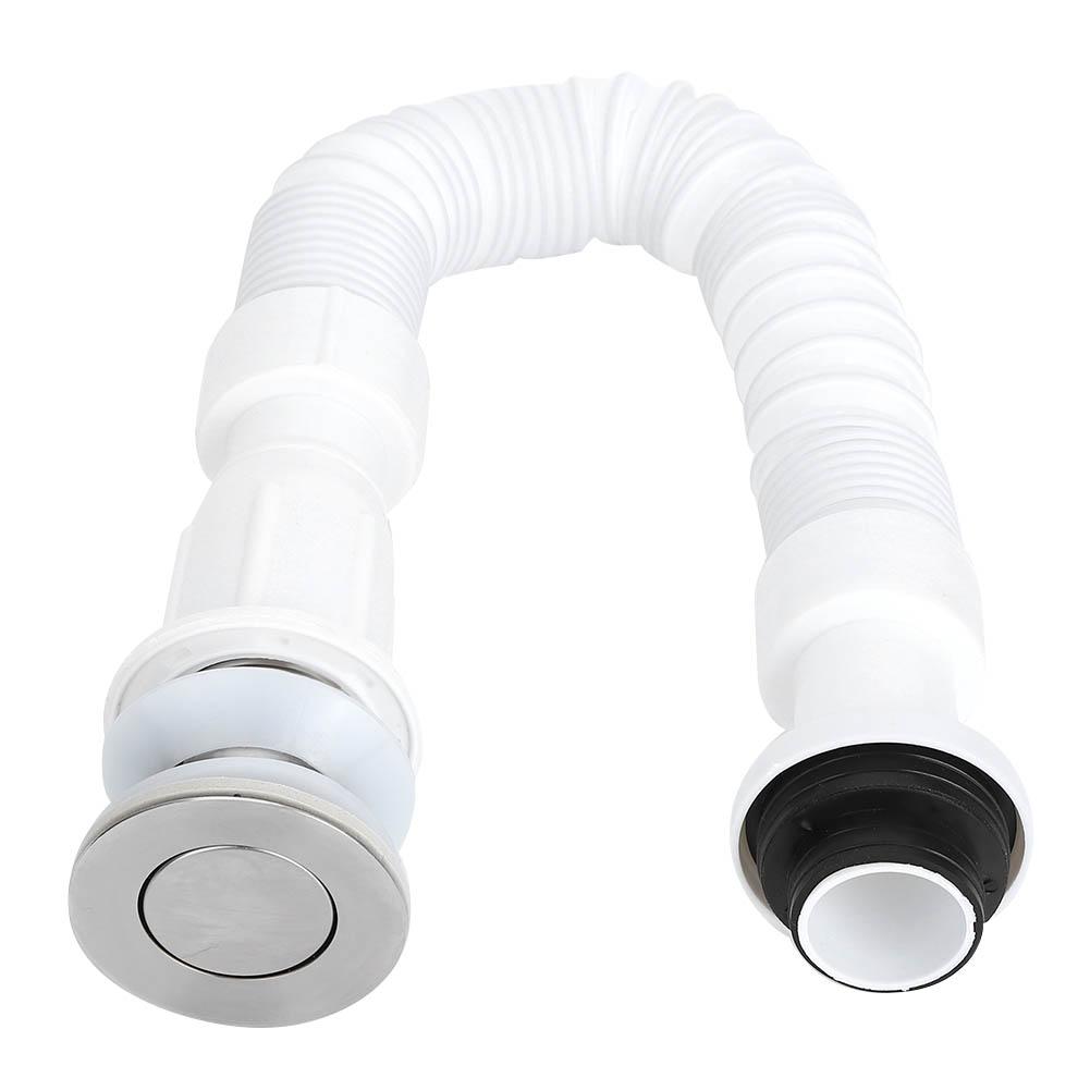 37mm Küchenbecken Einzelablaufrohr Geruchsdichter Siphon Wasserablaufrohr Küchenspülenanschluss