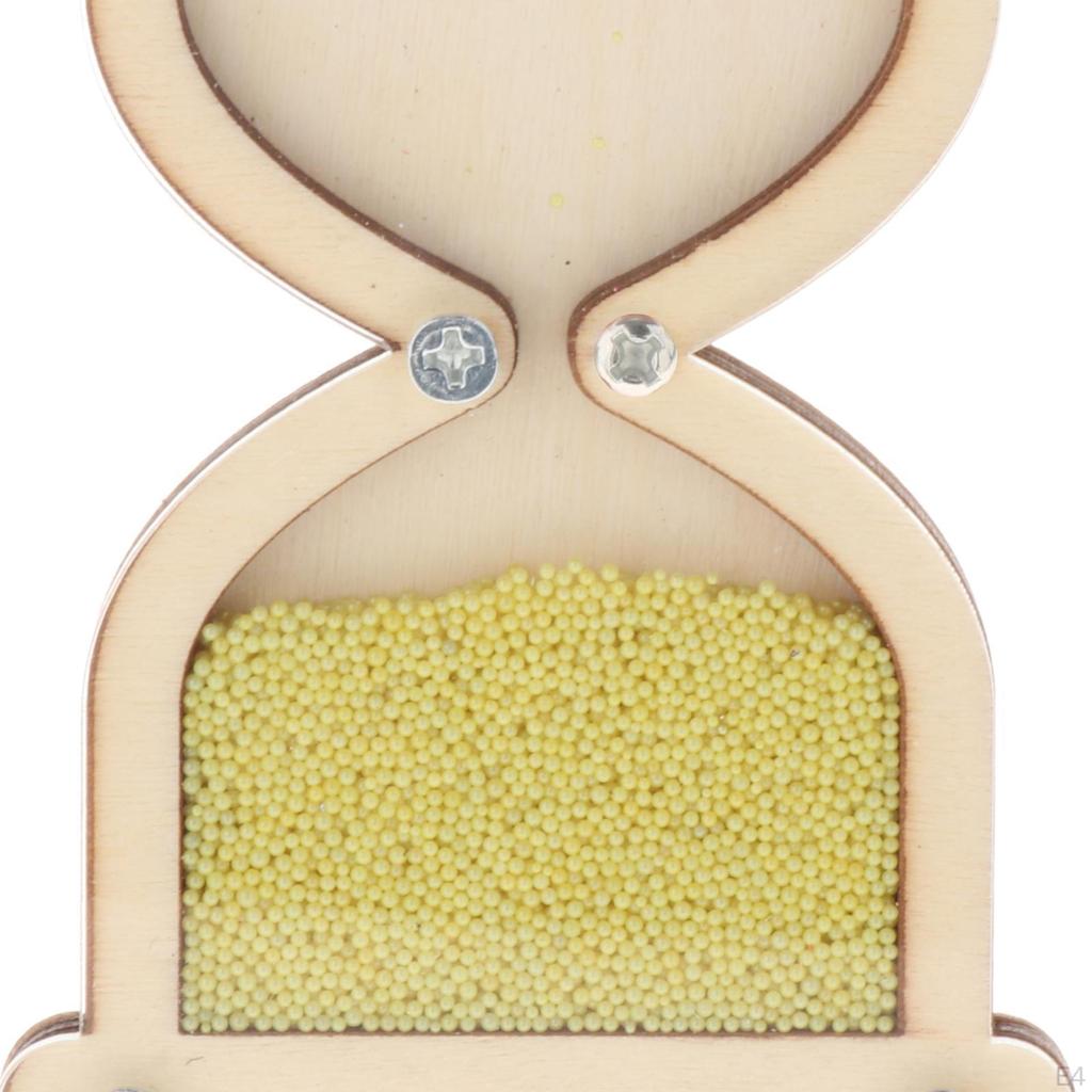 Hourglass Wooden Montessori Busy Board Material Basic Skills Learning Activities Early Teaching For