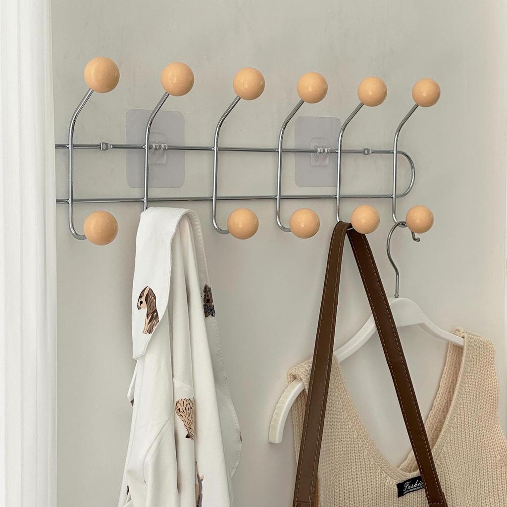 Seamless Iron Art Wall Hook for Clothes and Hats - Home and Wardrobe Decoration
