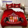 Sunderland Afc Emblem Display Bedding (1 * duvet cover + 2 * pillowcase, without core) 2D Flat Christmas birthday gift Bedding set