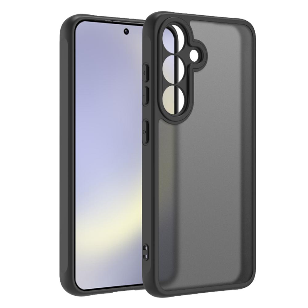 

For Samsung Galaxy S25+ Case Skin Touch Matte PC+TPU Shockproof Phone Back Cover A