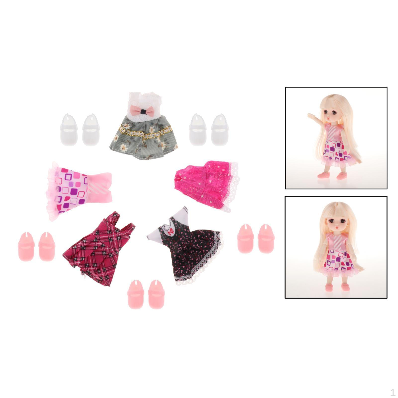 

16 см Одежда для вечеринок, наряды для взрослых с обувью, аксессуары для кукол Style2