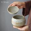 Japanese Style Handmade Cover Tea Residue Barrel Tea Basin Cup Wash Writing-Brush Washer Ceramic Kung Fu Tea Wash