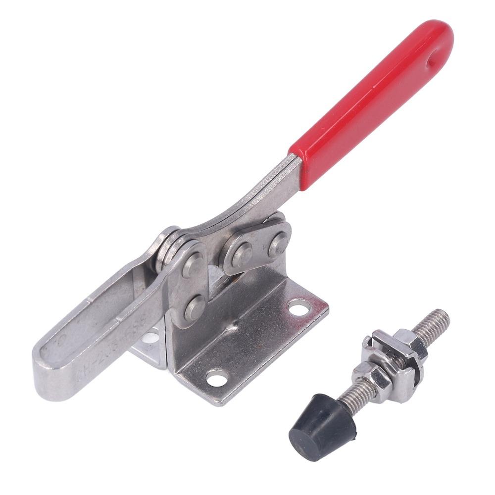Accessories Antislip Toggle Clamp Adjustable Silver Welding Toggle Clamp Hand Toggle Clamp Welding A