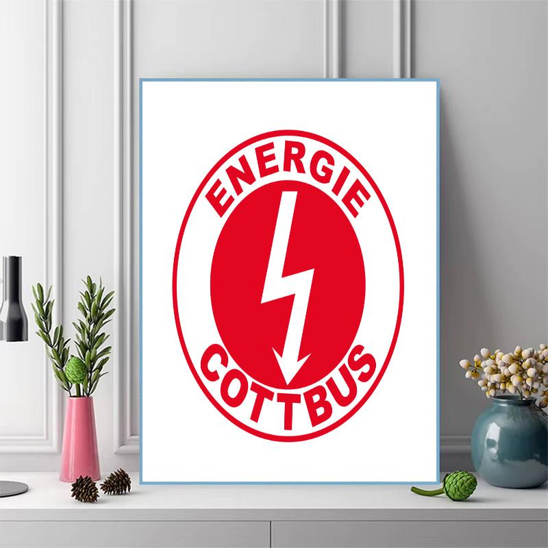Energie Cottbus FC Pattern 3pcs 100% Round Full Drill 5D DIY Diamond Painting Embroidery Cross Stitch Rhinestone Décor