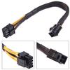 1Pc 20Cm 4Pin To 8Pin Cpu Power Converter Cable Lead Adapter Office Supplies