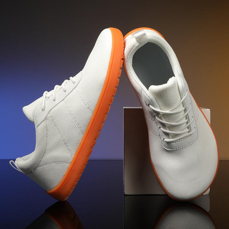 Wide Toe Casual Sports Shoes Breathable Mesh Gym Training Sneakers Light Elastic Fitness Flats Leisure Walking Shoes