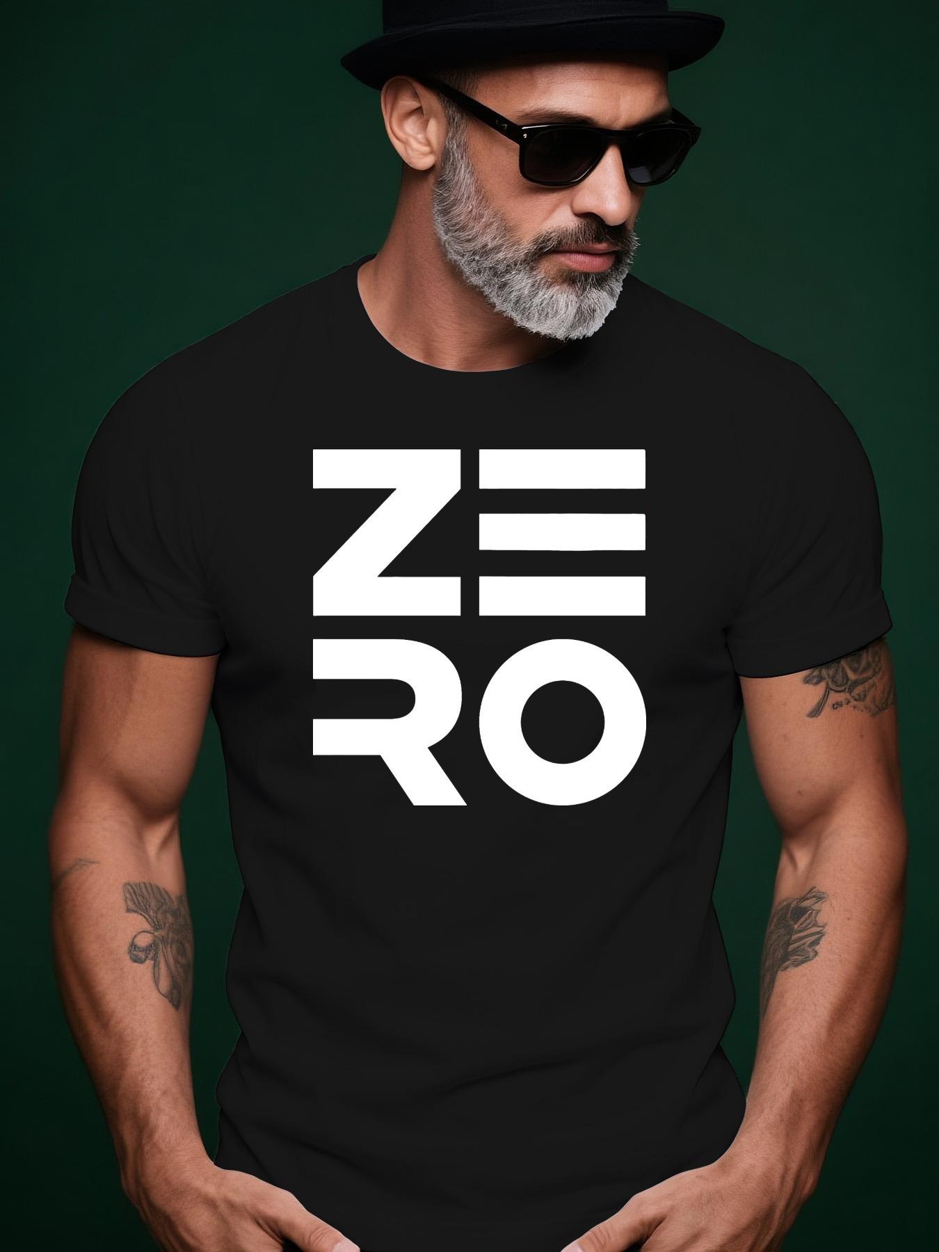 ZREO Logo Graphic Tshirt - Bold White Lettering XXL