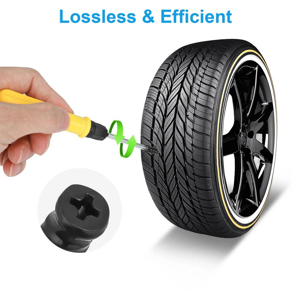 Car Tire Repair Nail Vacuum Tyre Screw Rubber Patch Car Wheel Universal Puncture Repair Kit Car Motorcycle Tubeless Nails Tool