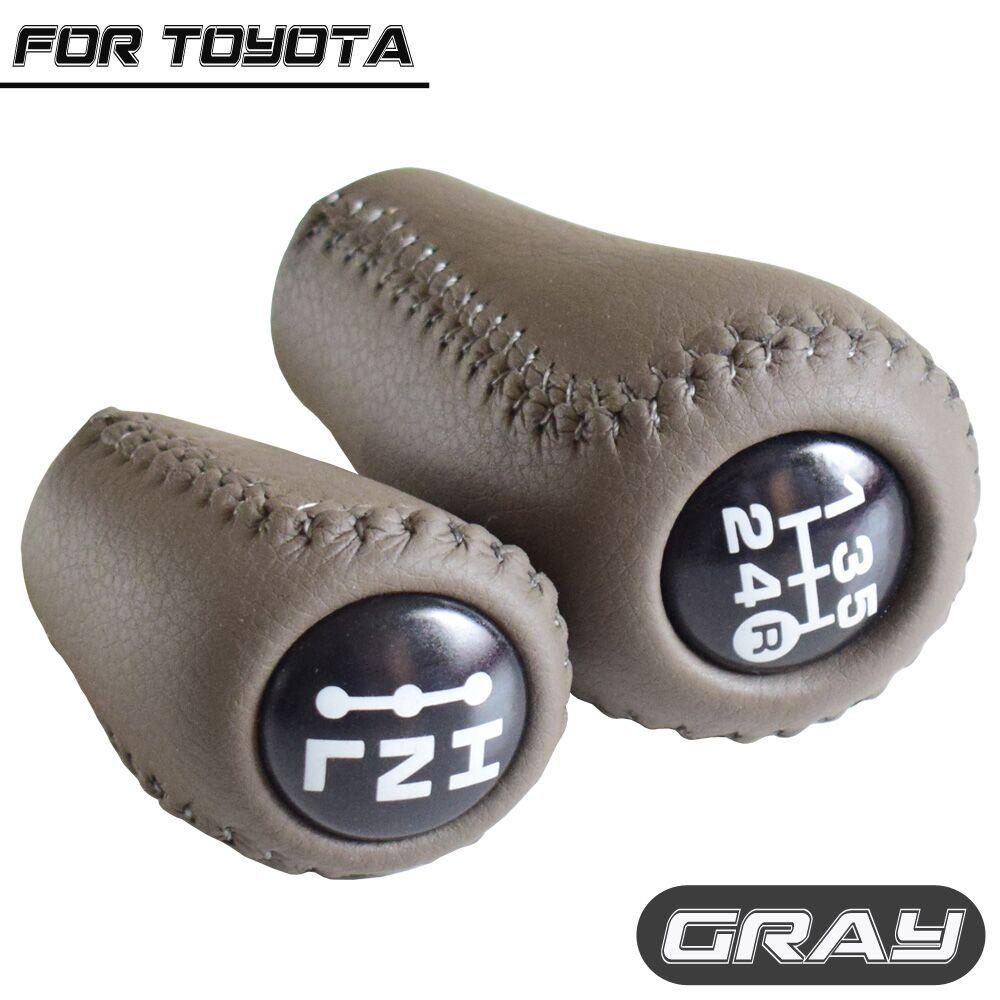 Automatic Transmission Leather Gear Shift Knob Lever Shifter Stick For For Toyota Prado 120 2003 2004 2005 2006 2007 2008