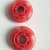 Glitter Luminous Transparent PU Wheels for Roller Skates, Inline Skates, & Skateboards - Crystal Design, Size 70x24/64x24