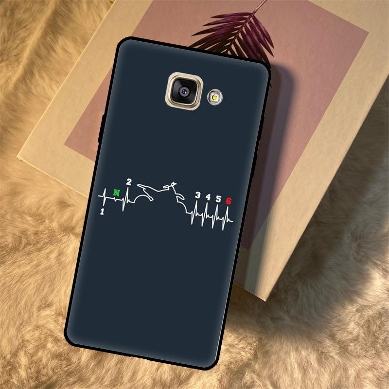 Motorcycle Heartbeat Case For Samsung Galaxy M21 M31 M16 M36 M56 M33 M53 M13 M12 M32 M52 M15 M55 M14 M35 M34 M54