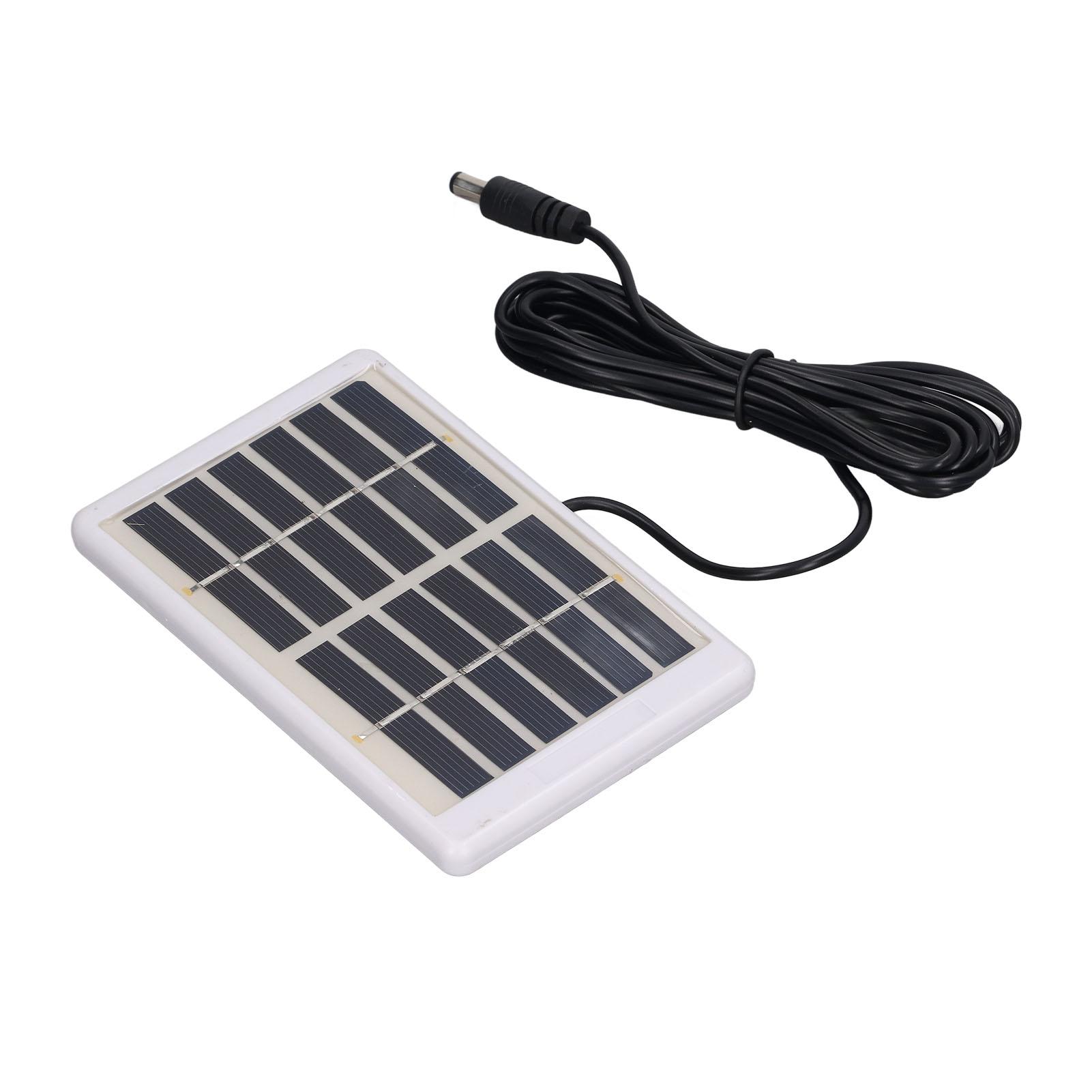 

Solar Panel 1.2W 6V 9V Lightweight Portable Polysilicon Crystals DC Interface Solar Charger Panel for Water Pumps