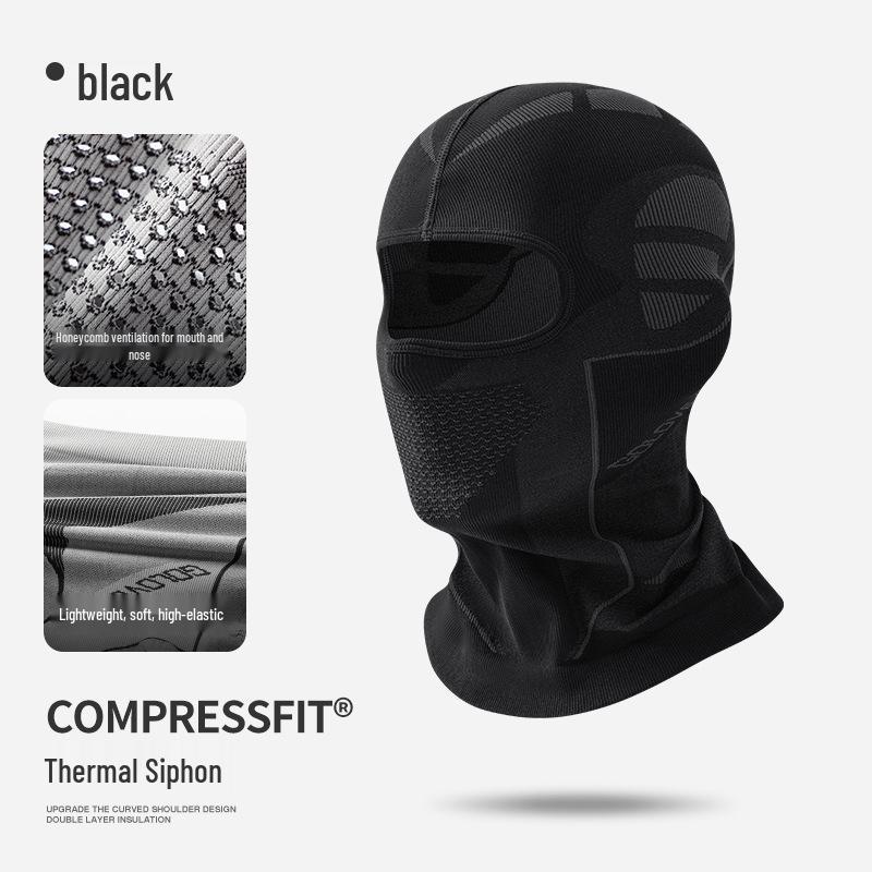 Leqi Men's Cycling Face Mask & Neck Gaiter: Breathable, Moisture-Wicking, Sweat-Absorbing Helmet Liner & Headscarf