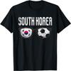 Corea del Sud Calcio Divertente Occhiali con Bandiera Sudcoreana Maglietta da Calcio