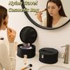 Black Portable Makeup Bag Portable Nylon Cosmetic Storage Box Travel Toiletry Organizer  Travel