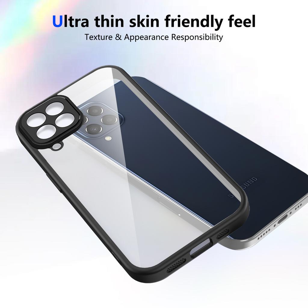 For Samsung Galaxy m33 Case Galaxy M33 Phone Case Galaxy M33 5G Cover Air Cushion Silicon Bumper Clear Matte Back Cover Hard