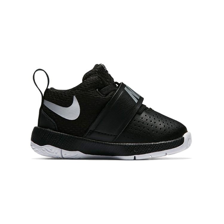 Nike Team Hustle D 8 Comfortable Cushioning Abrasion Resistant Support Low Top Toddler Shoes Black Infant And Toddler 881943-001