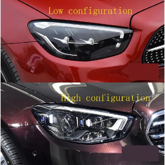 For Mercedes-Benz W213 2021-2023 2020 2022 Rear Base Replacement Lamp Back House Low Configuration Car Headlight Housing