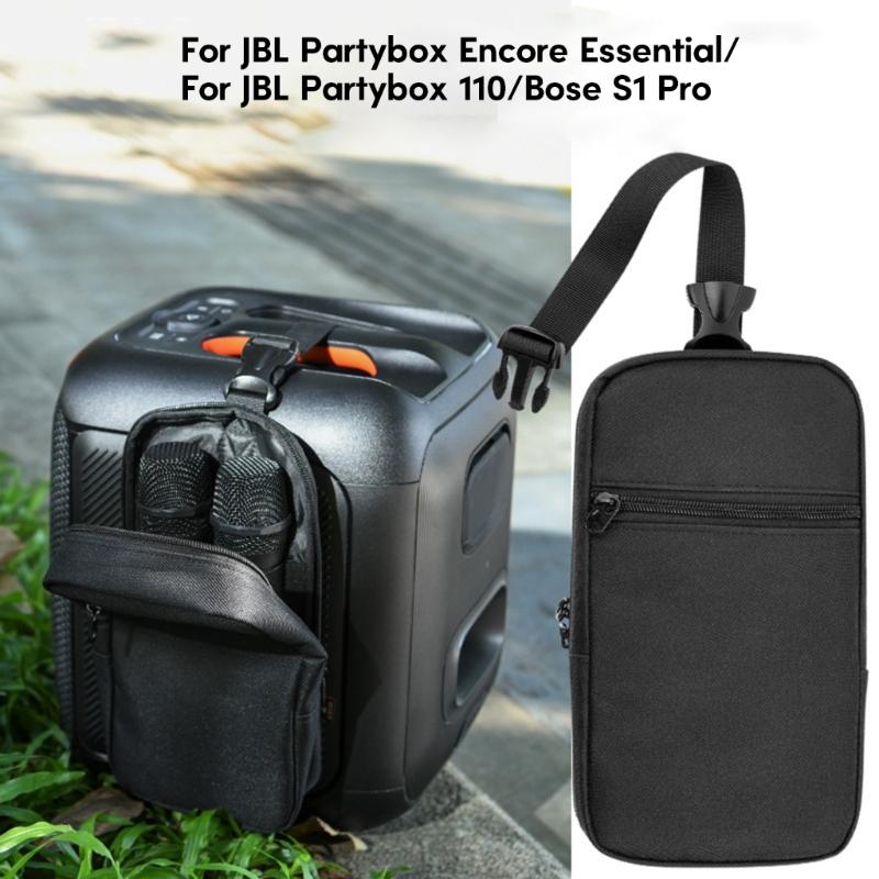 Bolsa Essencial para Microfone para Partybox Suporte de Microfone Essencial para Alto-falante com Elástico Bolsas de Microfone Estilosas