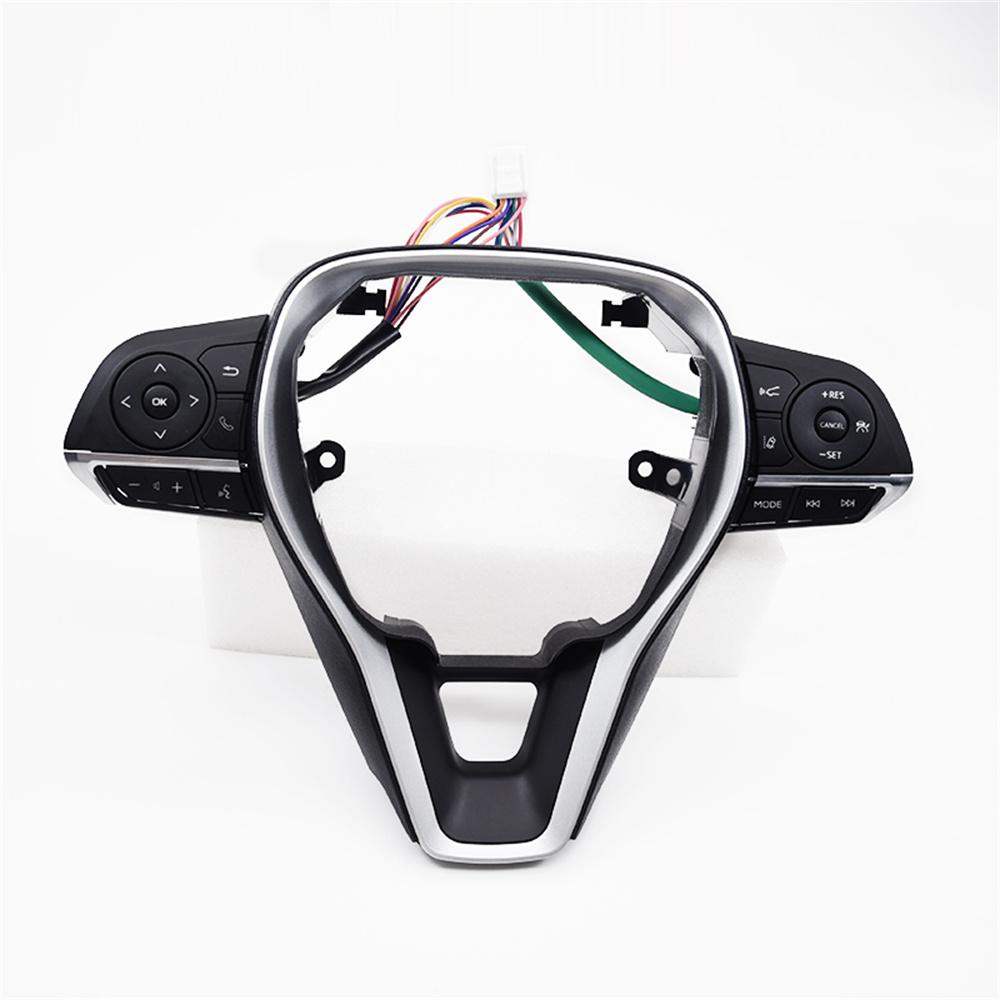 Multifunction Steering Wheel Cruise Control Button Switch With Frame Fit for Toyota Corolla Levin 2019-2022