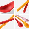 Food Grade Silicone Spoon Long Handled Integrated Salad Spoon Juice Mixing Spoon Children's Spoons Small Spoon Kitchen Utensils