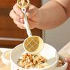 Cute Ceramic Spoon Long Handled Soup Spoon Tableware Kitchen Accessories Household Coffee Dessert Spoons Bread Cookies Decor
