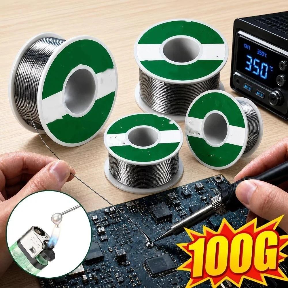 1.0mm Diameter Solder Wire 50g Weight 100g Weight Welding Wire Rosin Core Flux High-Purity Alloy Soldering Wire