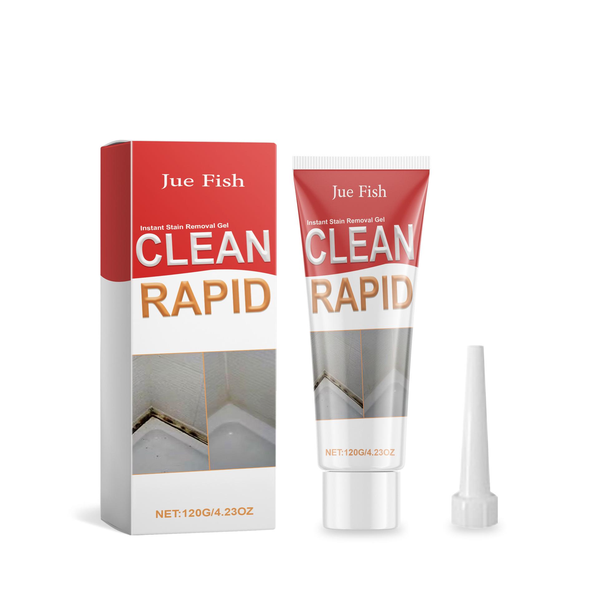 

Jue-Fish Mold Remover Gel Бытовой гель для удаления плесени для душевых кабин, плитки, дома, кухни, раковин, ванной комнаты 120g