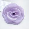 Occasion formelle Corsage grand camélia maille tissu mariée marié mariage broche bal fête Banquet