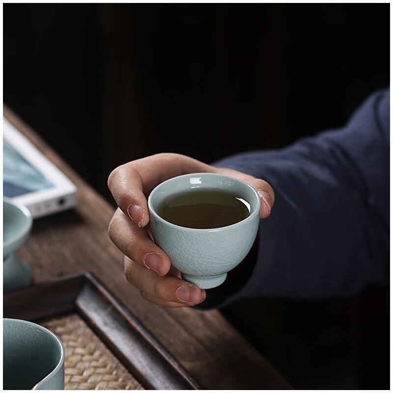 

Fangran 10-Piece Ge Kiln Ceramic Tea Set