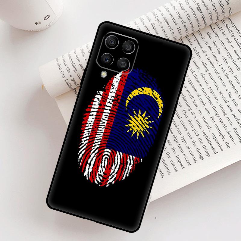 

National Flag fingerprint Case For Samsung Galaxy M21 M31 M13 M33 M53 M15 M35 M55 M16 M36 M56 M12 M32 M52 M14 M34 M54 Samsung M30s