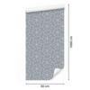 Wallpaper Geometric Pattern Gray and Light Gray 50x1000