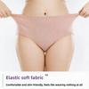 Large Size Women Spring and Autumn High Waist Belly Lift Hip Antibacterial Crotch Waist Breathable Hip Briefs