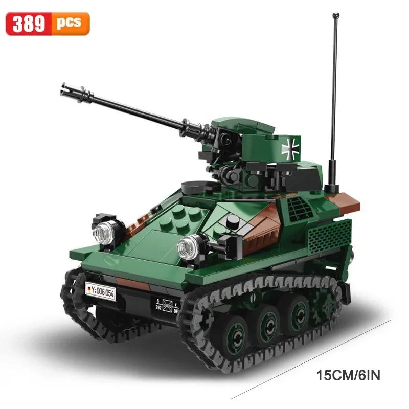 Militär ww2 Kanone Sturmpanzer Kampfpanzer Auto LKW Armee Waffe Bausteinsets Modell Jungen Spielzeug für Kinder Geschenk