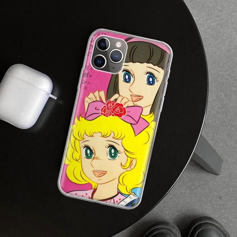 Anime Candy Phone Case Cover for iPhone 11 12 13 Mini 14 15 Plus 16 Pro Max 17 Air 7 8 + SE Art Customized Fundas 11 12 13 Mini