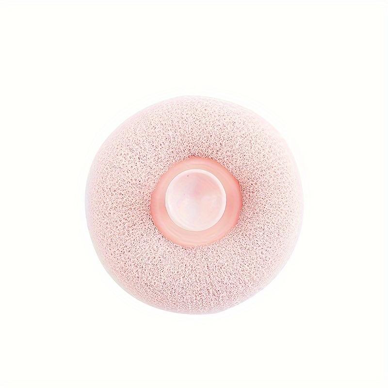 Massage Bath Sponge Ball Exfoliating Shower Brush Wall-Mounted Loofah with Suction Cup Deep Clean Body Scrubber Bathroom Access