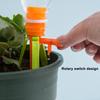 12 Pcs Plant Self Watering Spikes Adjustable Slow Release Watering Spikes Plant Drip Irrigation System with Drip Control Valve Switch for Indoor