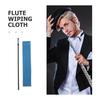 Generic Product Versatile Fiber Flute Cleaning Cloth with Recorder Gauze Blue Durable Reusable Instrument Accessory with ABS Probe Best Cleaning