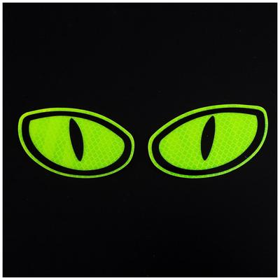 2Pcs/ 1 Pair Car Safety Warning Reflective Tape Sticker Auto Reflective Sticker Car Sticker Reflective Strips Auto Bike Motorcycle