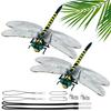 Xunbida Insect Repellent Dragonfly [2026 Model/Exquisitely Made and Super Realistic] Dragonfly Onyanma Insect Repellent Goods 12cm Real Size PVC