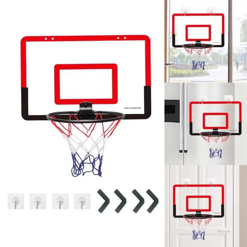 Home Exercise Basketball Hoop Wall Frame Stand Lifting Basket Hanging Backboard Portable Funny Small Basketball Hoop