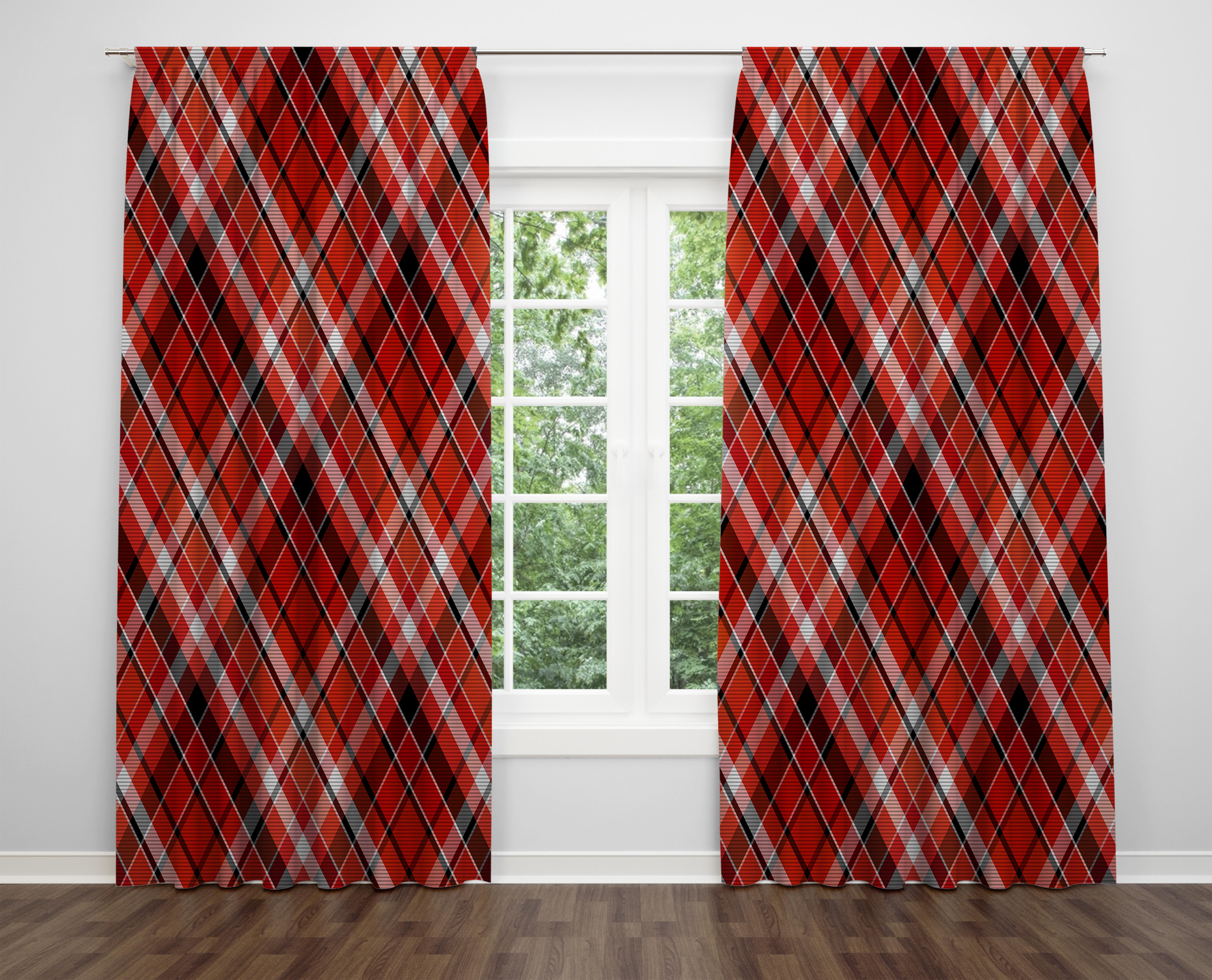 

Декоративний дизайн, високоякісна бавовняна тканина, ви можете вибрати одну або подвійну фіранку з крила 1 piece різнокольоровий