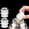 3 Pezzi Parti di Ricambio Tappo Borraccia Termica Tazza Termica per Alimenti Tappo Acqua Acciaio Inossidabile Silicone Coperchio Bollitore