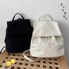 Japanese Literature and Art College Students Simple Small Backpack Women's Backpack Canvas Small Bag Small and Lightweight Go Out Spring Outing Travel
