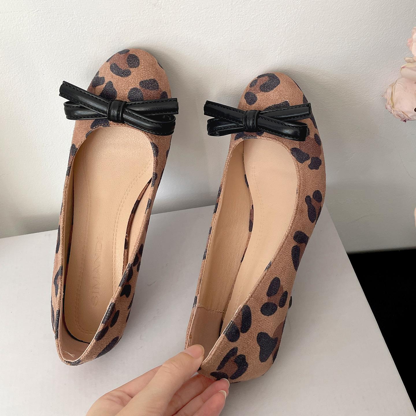 

Black French round head light mouth stiletto single shoes women 2025 new autumn versatile fairy style Mary Jane shoes 40 цветной печати леопарда