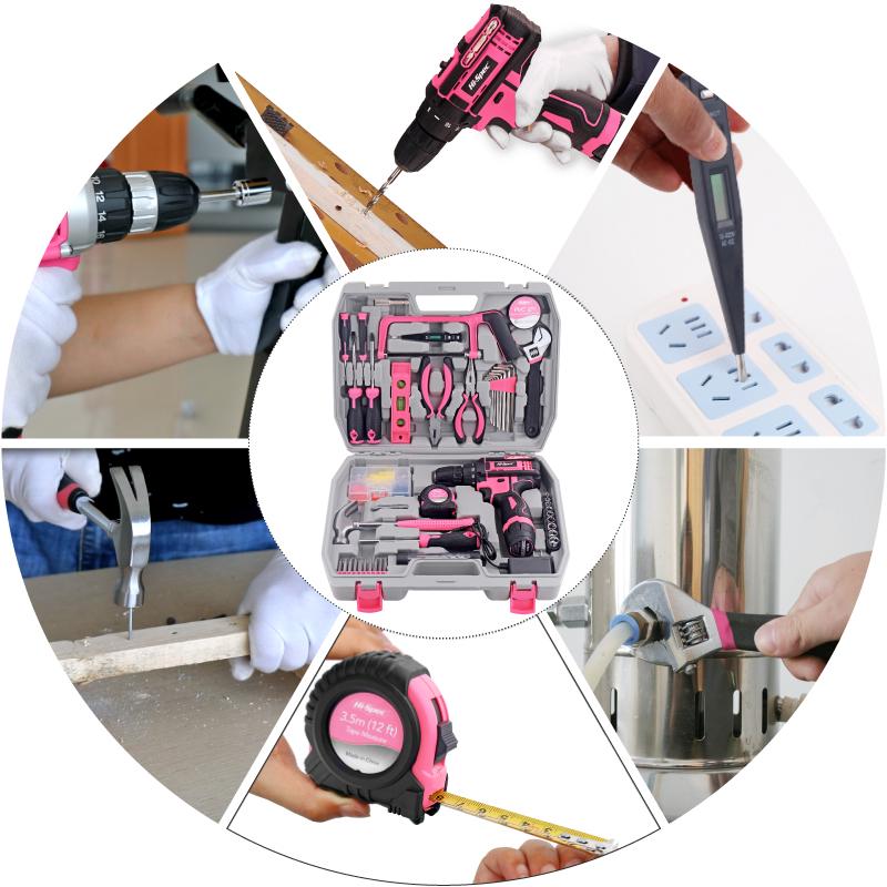 Ximeng Multifunctional Tool Set: Pliers, Electric Screwdriver & Drill for Home Repair
