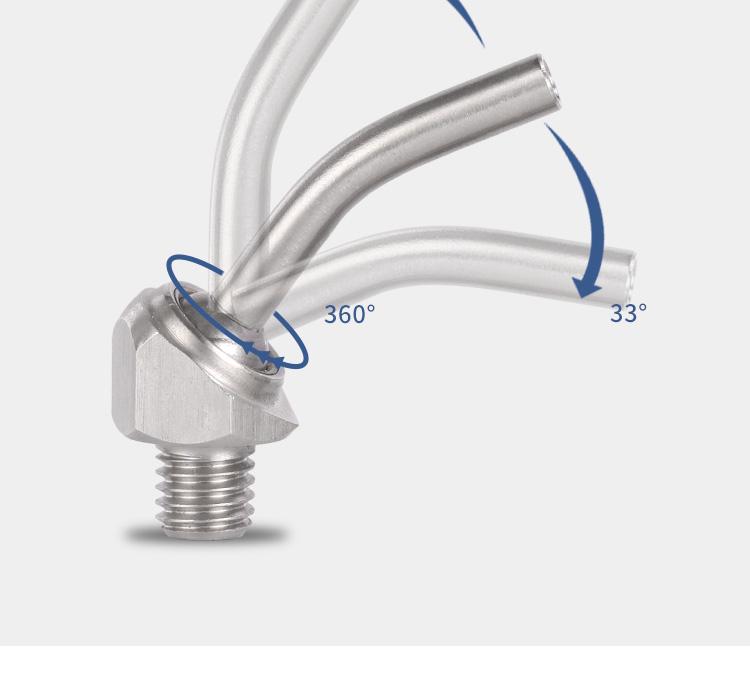 Stainless Steel High-Pressure Universal CNC Lathe Cooling Nozzle Head