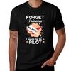 Forget Princess I Want To Be A Pilot TShirt Creative Graphic Tee Shirt