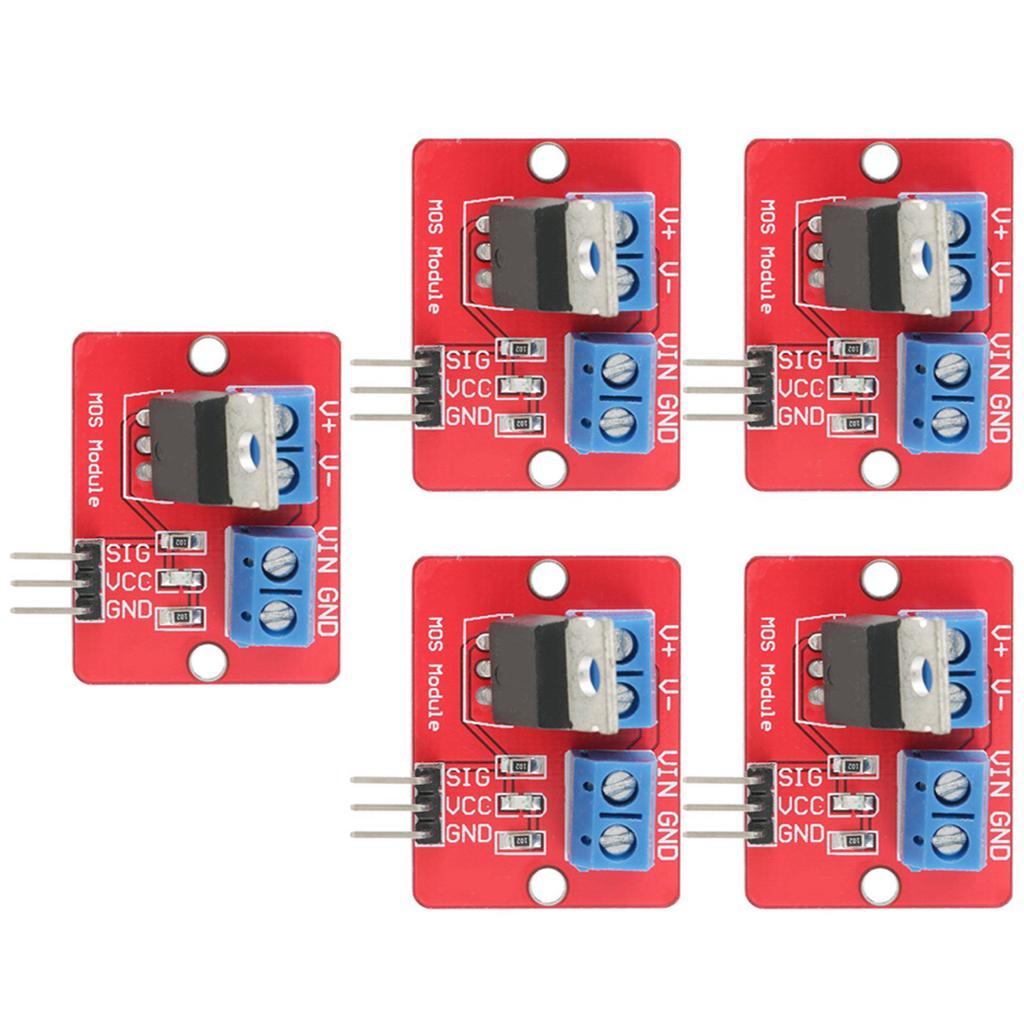 5pcs 3.3V5V MOSFET Driver Modules PWM Output Driving Boards Output 0?24V